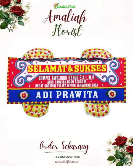 Papan Bunga Ucapan Selamat Grogolan